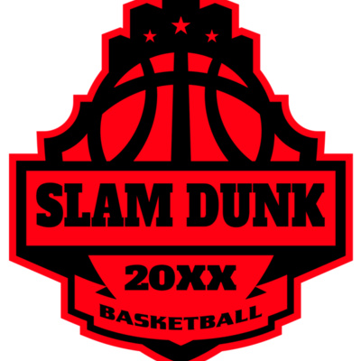 SLAM DUNK Basketball Logo Template Miniatura