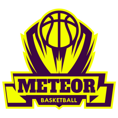 Meteor Basketball Logo Template Miniatura