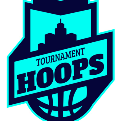 Hoops Tournament Basketball logo template Miniatura