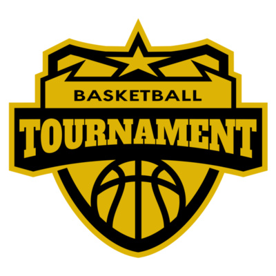 Tournament Basketball logo template 02 Miniatura